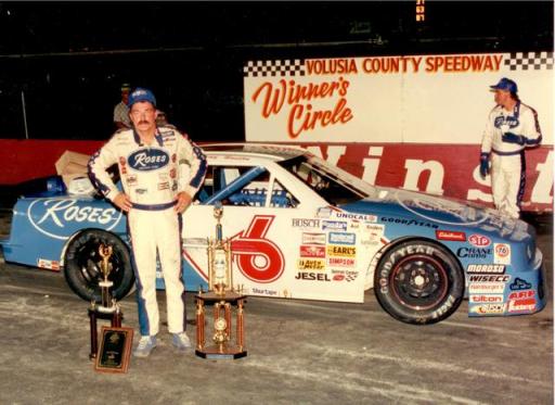 Tommy Houston After Winning The 1990 Nascar Busch Gn Firecracker 200 