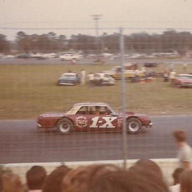 Randy Tissot_s car lines up before the 1973 Governor_s Cup race  _Larry Harrell Photo_