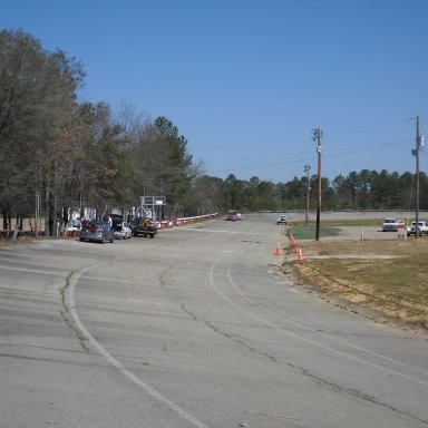 Today's view from Turn 1 looking toward Turn 4