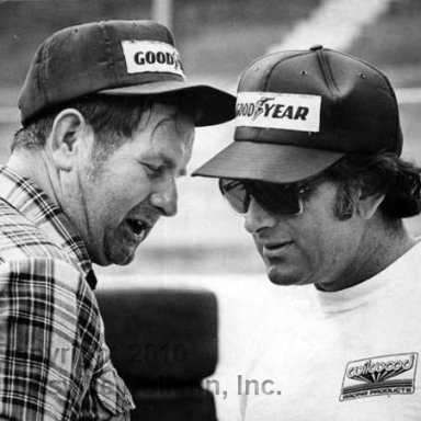 Hubert Hensley Left Richie Evans Right