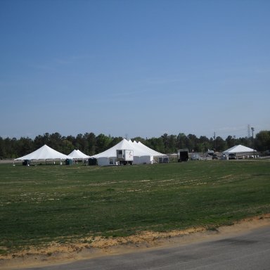 Tent Setup for 2010 RacersReunion Event