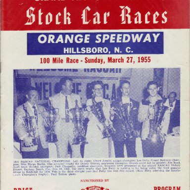 Orange Speedway 1955