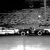 Left to right - Jim Reed, Lee Petty, Bill Myers & Junior Johnson at Bowman Gray International Sedan race 1955