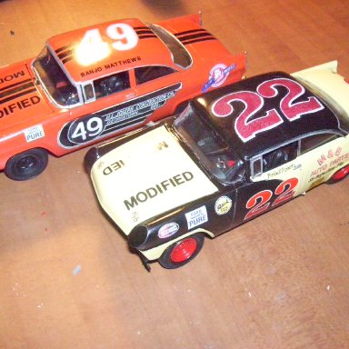 The Modified Ford's of Banjo Matthews and Fireball Roberts