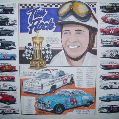 Tim Flock career art work