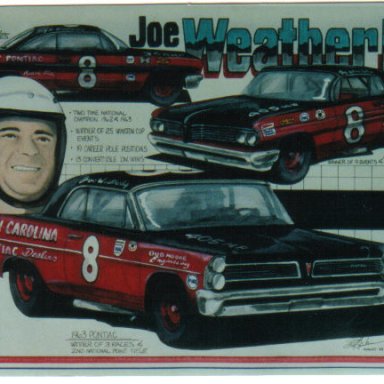 Joe Weatherly Pontiac artwork