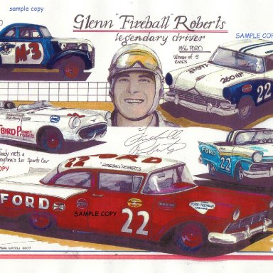 Fireball Roberts Ford artwork 2