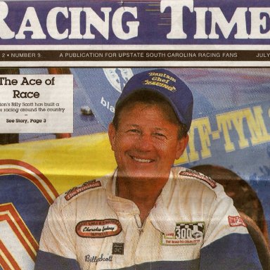 Racing Times Featured Billy Scott 1994