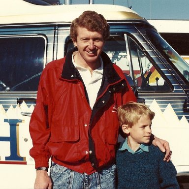 Bill Elliott & my son Eddie Jr