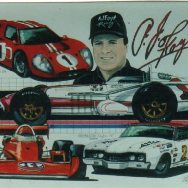 A.J. Foyt artwork