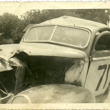 another view of wreck, 1948