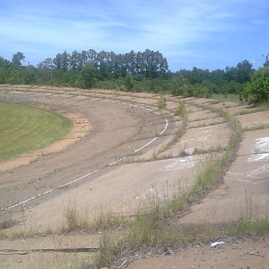 TURN ONE AND END OF GRANDSTAND