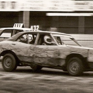 Stock cars practice at Wisbech.