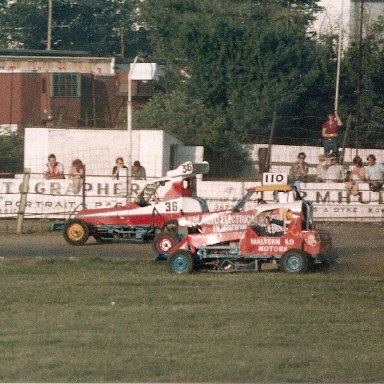 1980's V8 stock cars at Wisbech