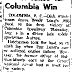 Hutcherson Wins Columbia 1967