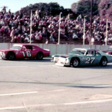 Sam Sommers, Butch Lindley, L.D. Ottinger. Savannah Speedway