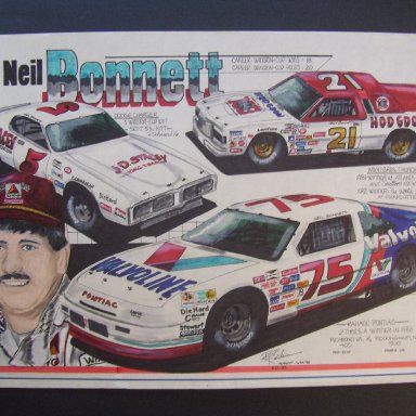 Neil Bonnett art work