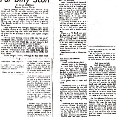 1960 Carolina's Racing News