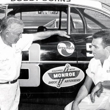 bobby johns with Dad in 1960