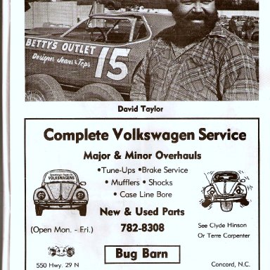 Metrolina Speedway And David Taylor-1980s'