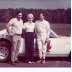 BILLY SCOTT WITH CAR OWNERS, JIMMY AND DORIS BROOKS 1970S' 001