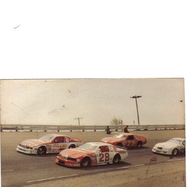 A Flock of T-birds  Queen City Speedway   1985