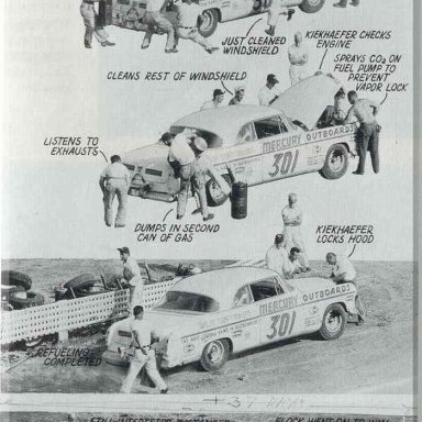 Tim Flock pit stop 1955