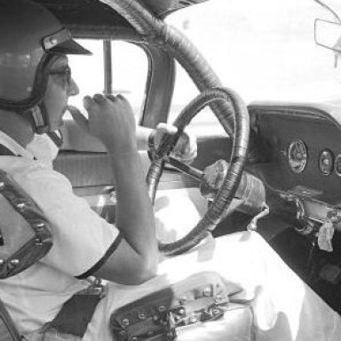 Fireball Roberts "at his office" 1962