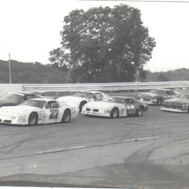 Late Model action  Queen City Speedway   80s