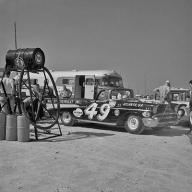 Bob Welborn at Daytona 1957
