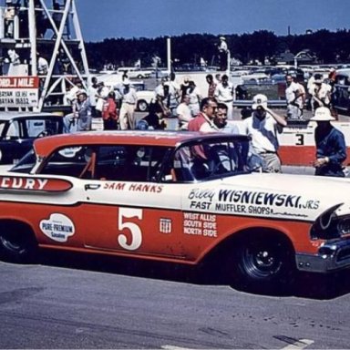 Sam Hanks in a Stroppe Mercury 1957