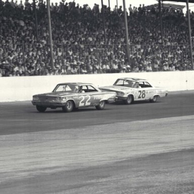 1963 Roberts and Lorenzen at Darlington