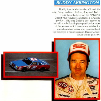 83 BUDDY ARRINGTON