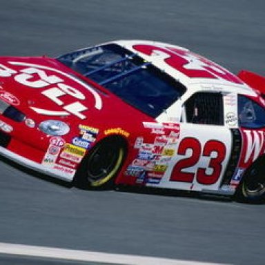 JIMMY SPENCER IN THE WINSTON CAR