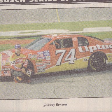 JOHNNY BENSON JR