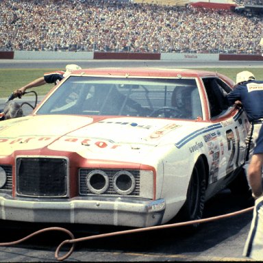 Pit Action at Charlotte Motor Speedway