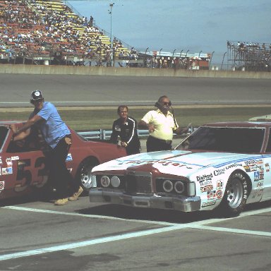 #21 Neil Bonnett #53 Slick Johnson 1980 Champion Spark Plug 400