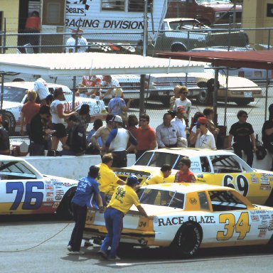 ARCA #34 Bob Brevak #69 Ferrel Harris #76 Duane Pierson 1984 ARCA 200 @ Daytona