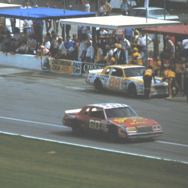 #60 Natz Peters #98 Joe Ruttman 1984 1st UNO Qualifier @ Daytona