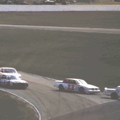 #2 Tom Sneva #23 Elliott Forbes-Robinson #18 Joe Booher 1984 2nd UNO Qualifier @ Daytona