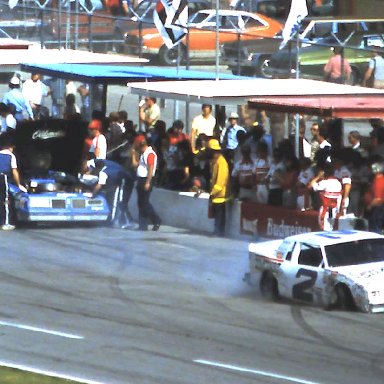 #2 Tom Sneva #71 Mike Alexander 1984 UNO 125 @ Daytona