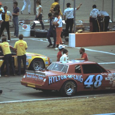 #74 Bobby Wawak #48 Trevor Boys 1983 Gabriel 400 @ Michigan