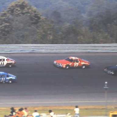 ARCA #31 Harvey #11 Allison #17 Rezek #72 Griffen 1980 Gould Grand Prix @ Michigan