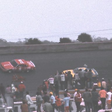 #88 Ricky Rudd #1 Buddy Baker #2 Dale Earnhardt #43 Richard Petty 1981 @ Daytona 500