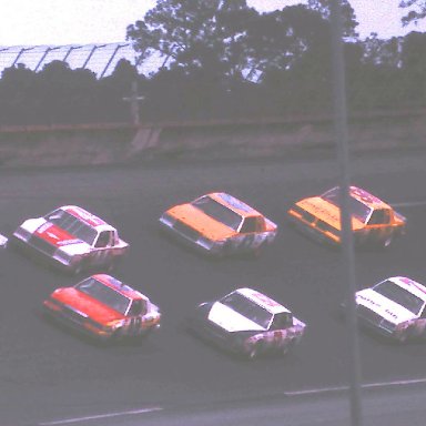 #88 Ricky Rudd #44 Terry Labonte #47 Harry Gant #98 Johnny Rutherford #28 Bobby Allison 1981 @ Daytona 500