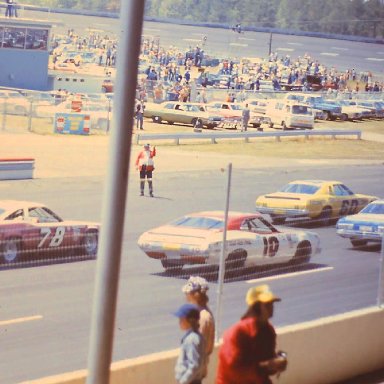 #60 Joe Mihalic #96 Richard Childress #78 Richard Skillen 1975 Rebel 500 @ Darlington