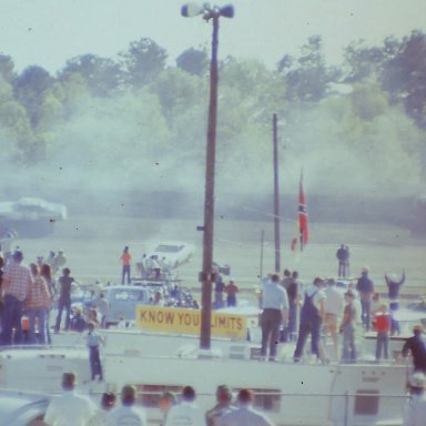 #21 David Pearson  #72 Benny Parsons 1975 Rebel 500 @ Darlington