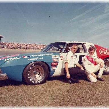 Bobby Allison and Roger Penske