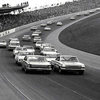 1966 Daytona 500 start