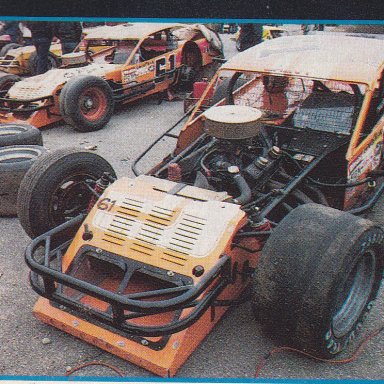 RICHIE EVANS CAME PREPARED WITH 2 CARS